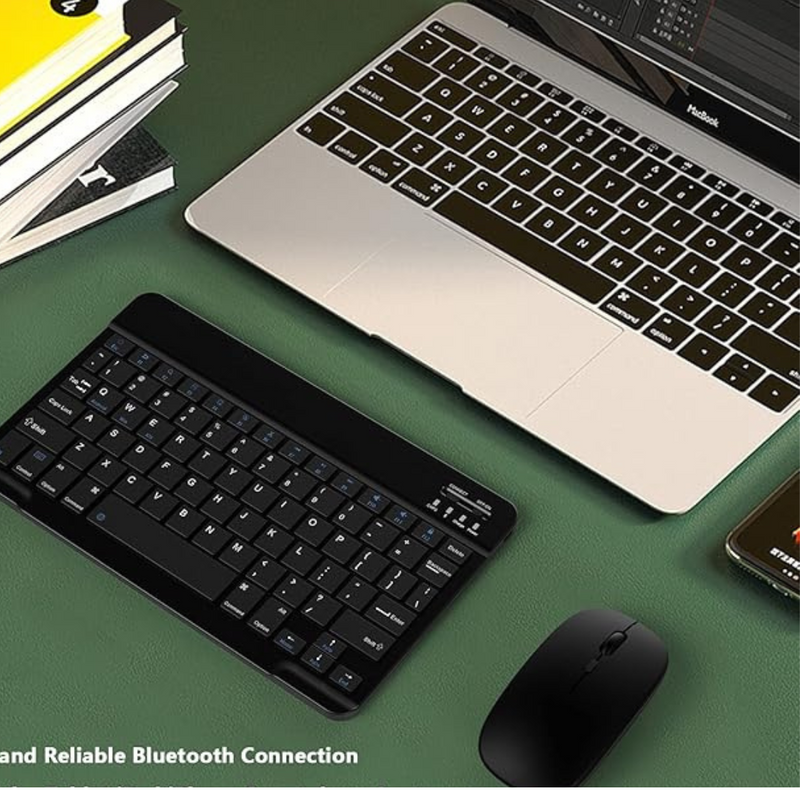 kits Teclado e Mouse+ Sem fio e Bluetooth e Tablet